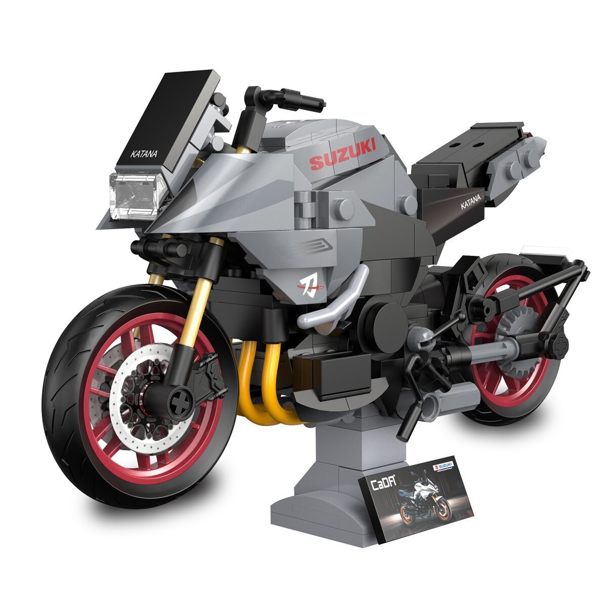 JAMARA CaDA Suzuki Katana 1:12 grau Bricks ab 8 Jahren JAMARA CaDA Suzuki Katana 1:12 grau Bricks ab 8 Jahren