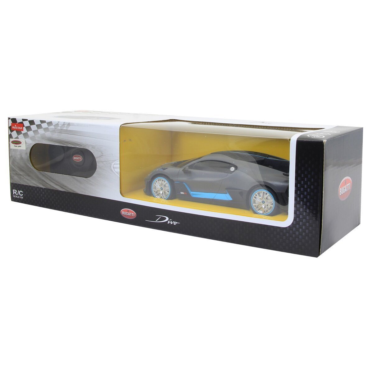 JAMARA Bugatti Divo 1:24 grau 2,4GHz ab 6 Jahren JAMARA Bugatti Divo 1:24 grau 2,4GHz ab 6 Jahren