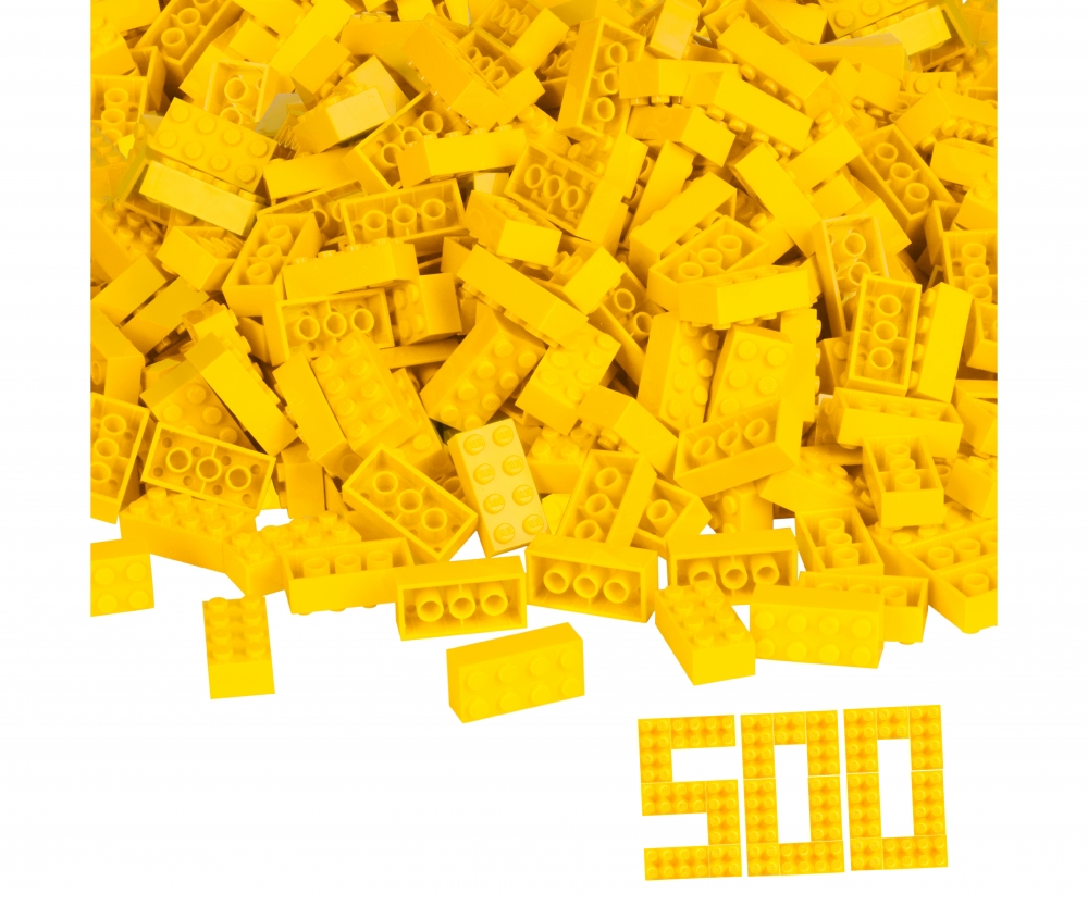 Androni Blox 500 gelbe 8er Steine lose Androni Blox 500 gelbe 8er Steine lose