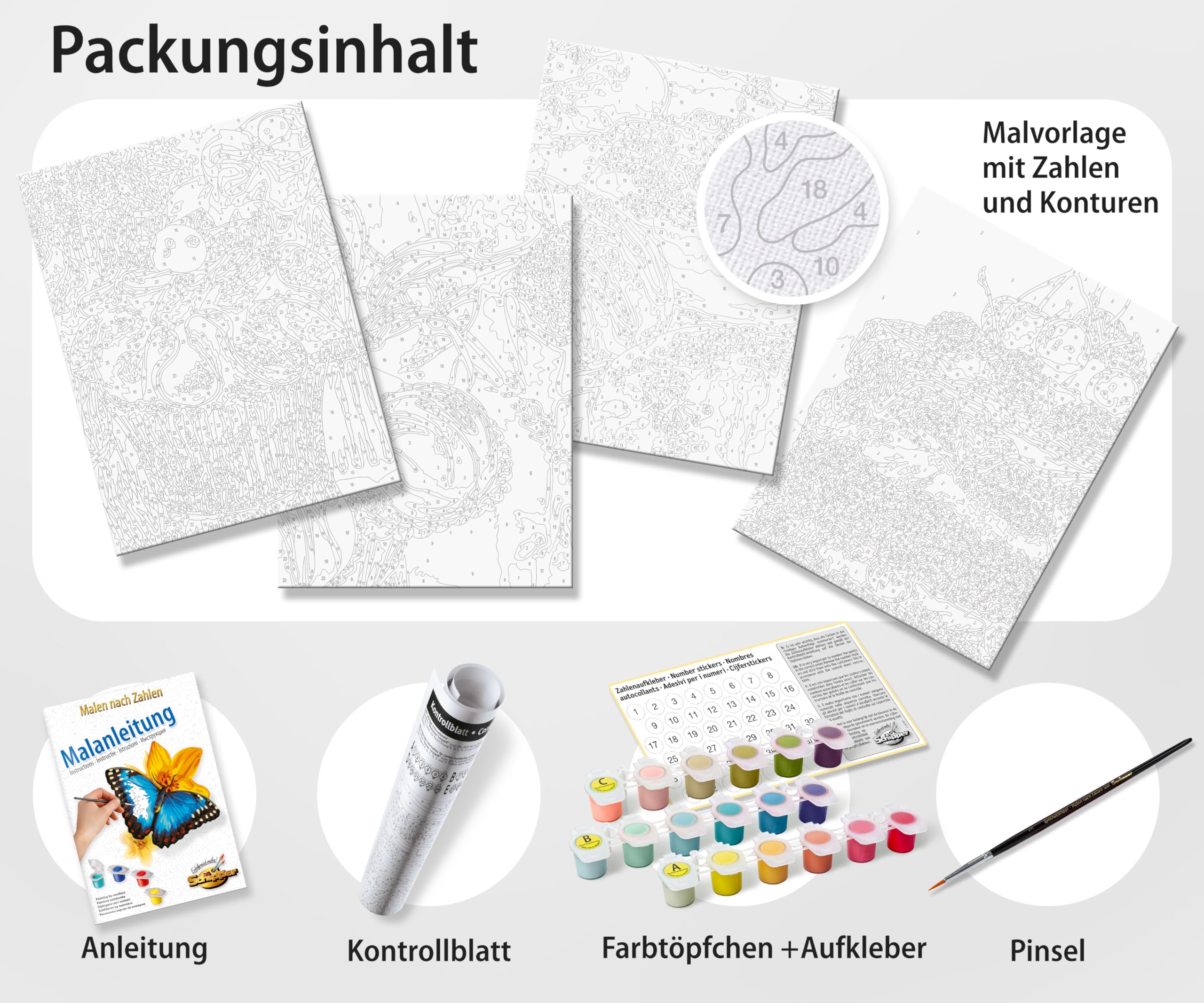 Schipper Mnz - In Vino Veritas (Quattro) - Malen Nach Zahlen Set Für Genießer 609340610 Seite, Text
