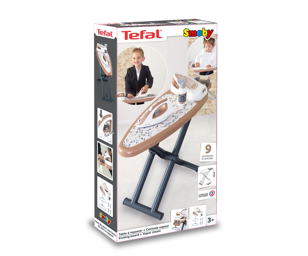 Smoby Smoby Tefal Bügelbrett mit Dampfstation