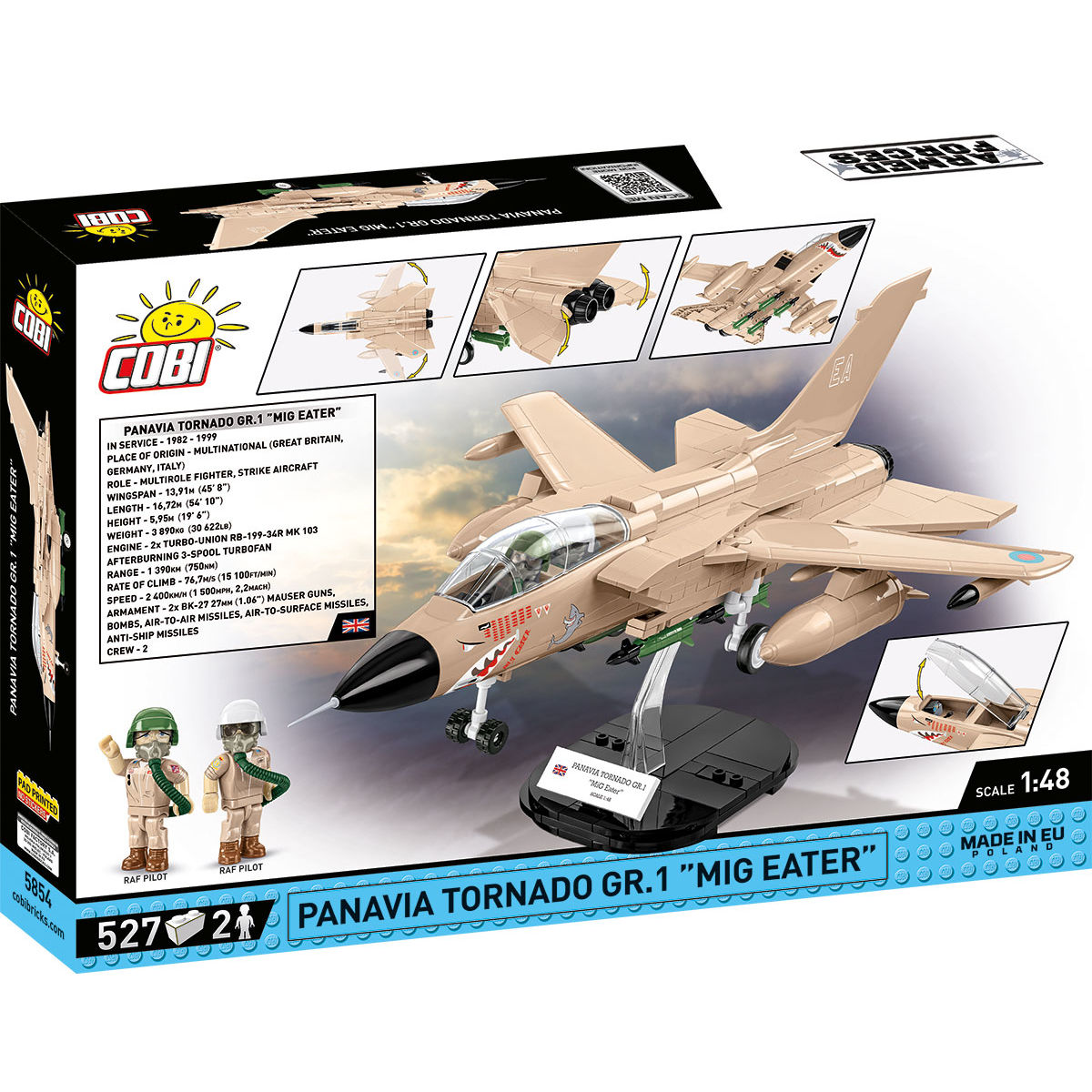 COBI 5854 - Panavia Tornado GR.1 MIG EATE SCALE 1:48 - Bild 2