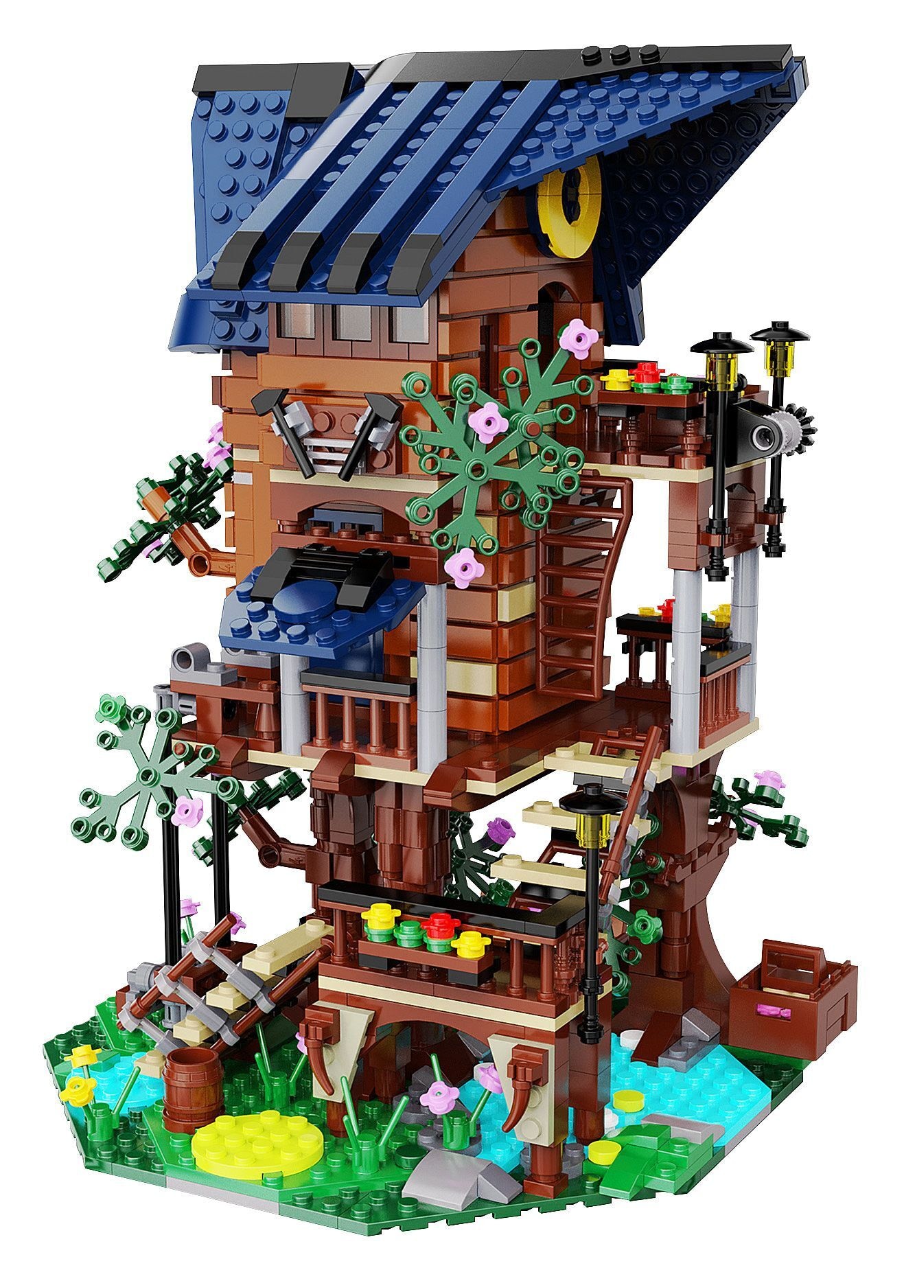 Produktfoto - Jamara e.K. - CaDA Baumhaus 4 Jahreszeiten Bricks - Modell JAMARA 402866