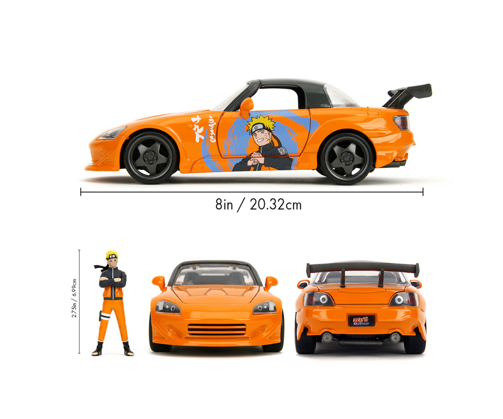 Jada Naruto 2001 Honda S2000 1:24 Jada Naruto 2001 Honda S2000 1:24