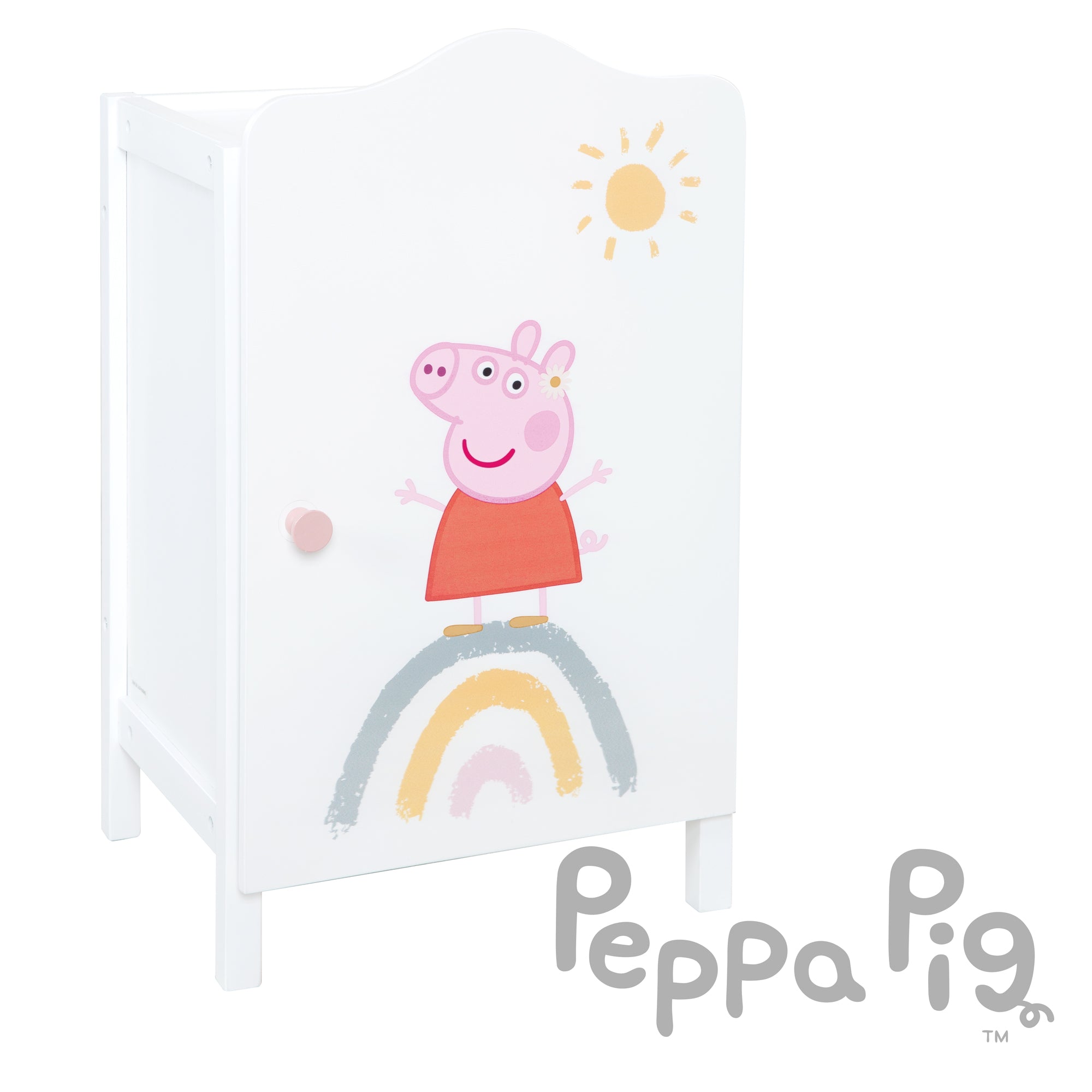 Roba 490030PP1 Puppenkleiderschrank Peppa Pig weiß – Puppenmöbel & Häuser - Bild 3 Roba 490030PP1 Puppenkleiderschrank Peppa Pig weiß – Puppenmöbel & Häuser - Produktbild 3