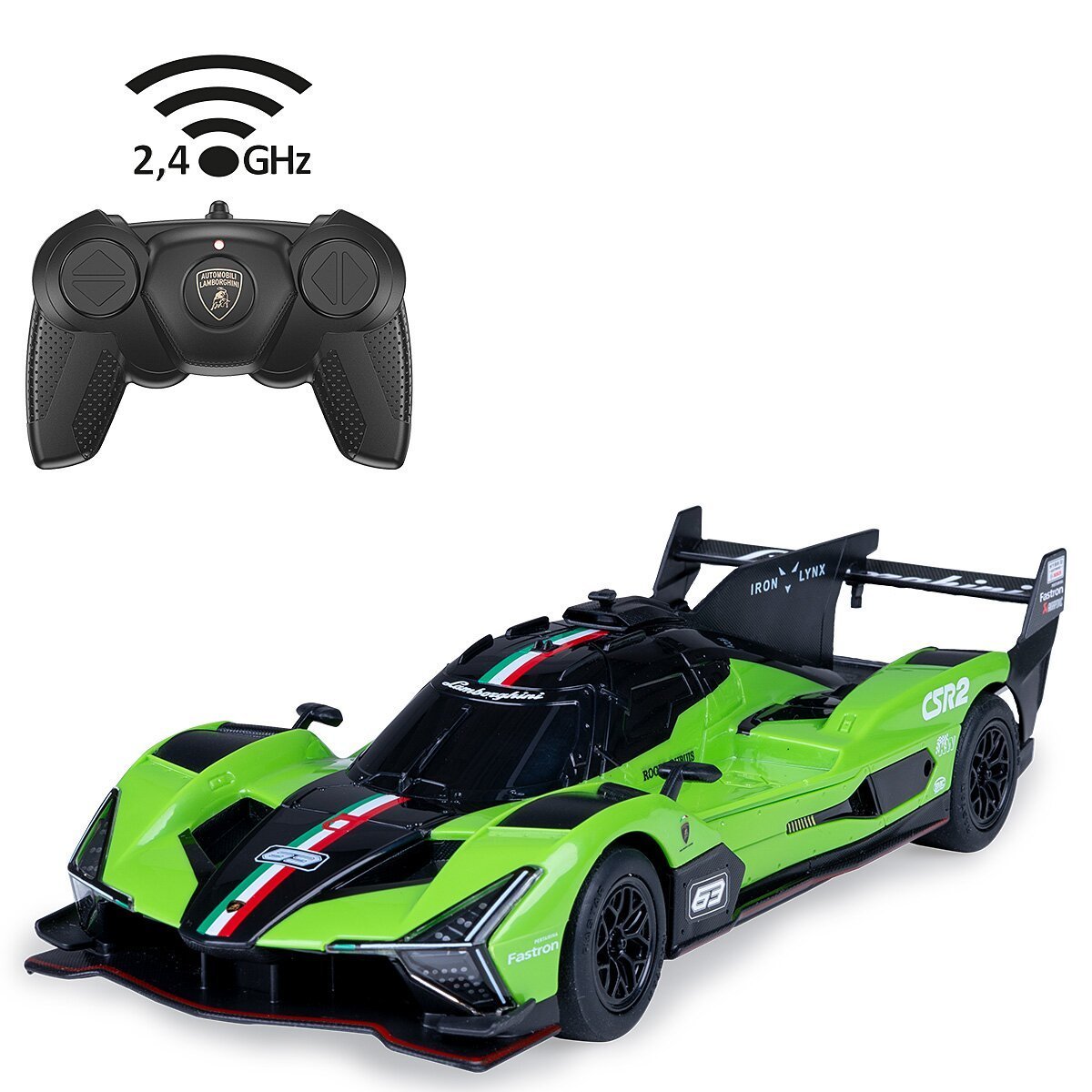JAMARA Lamborghini SC63 LMDH 1:24 grün 2,4GHz ab 6 Jahren