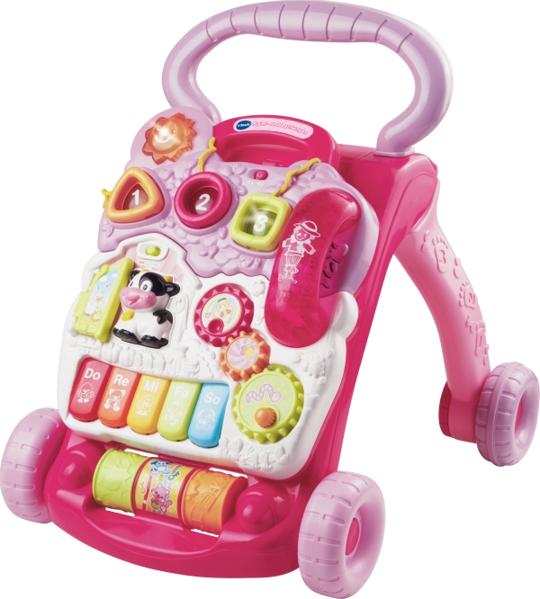 VTech, Spielund, Laufwagen, pink