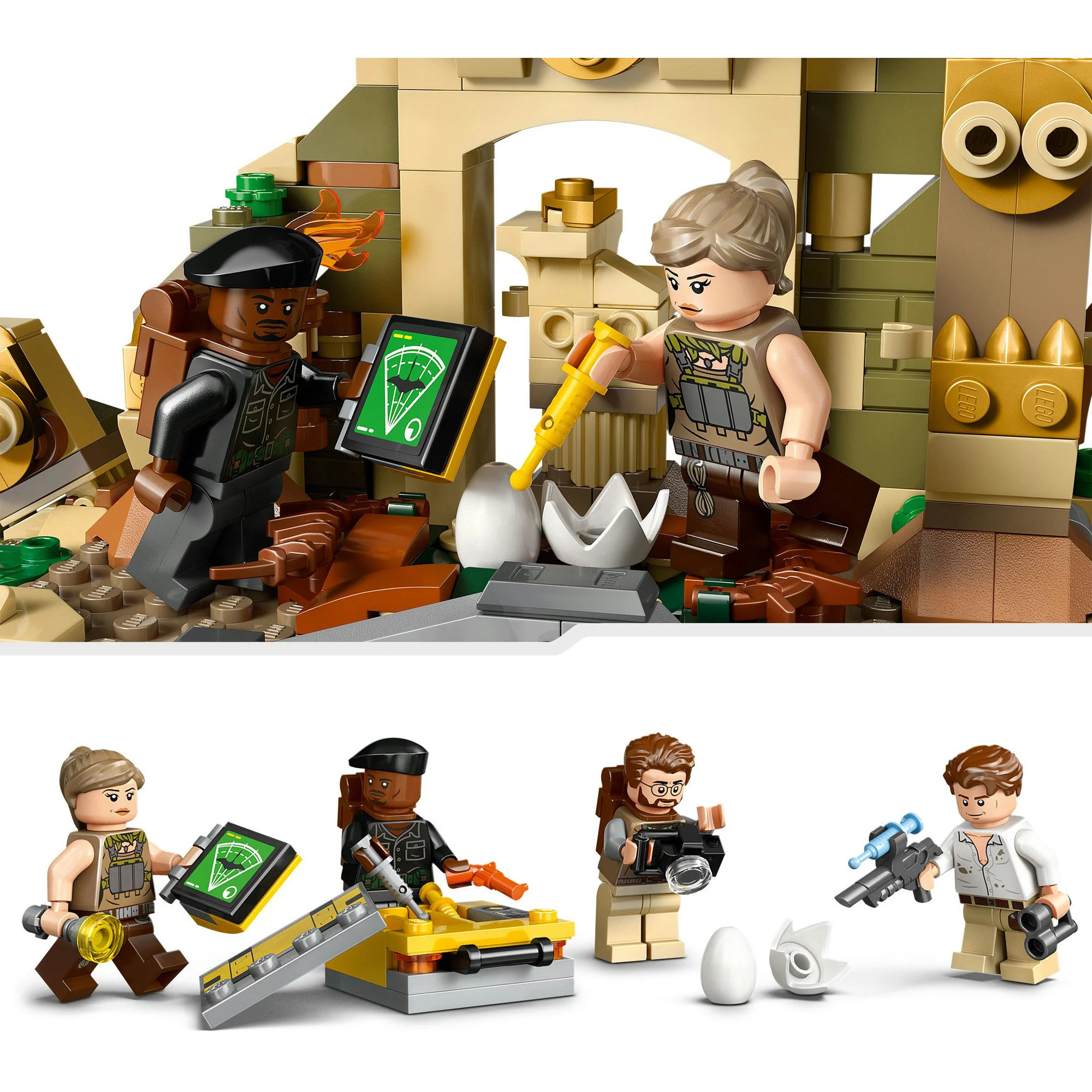 LEGO® Jurassic World™ Spinosaurier & Quetzalcoatlus: Hubschrauber-Einsatz 76976