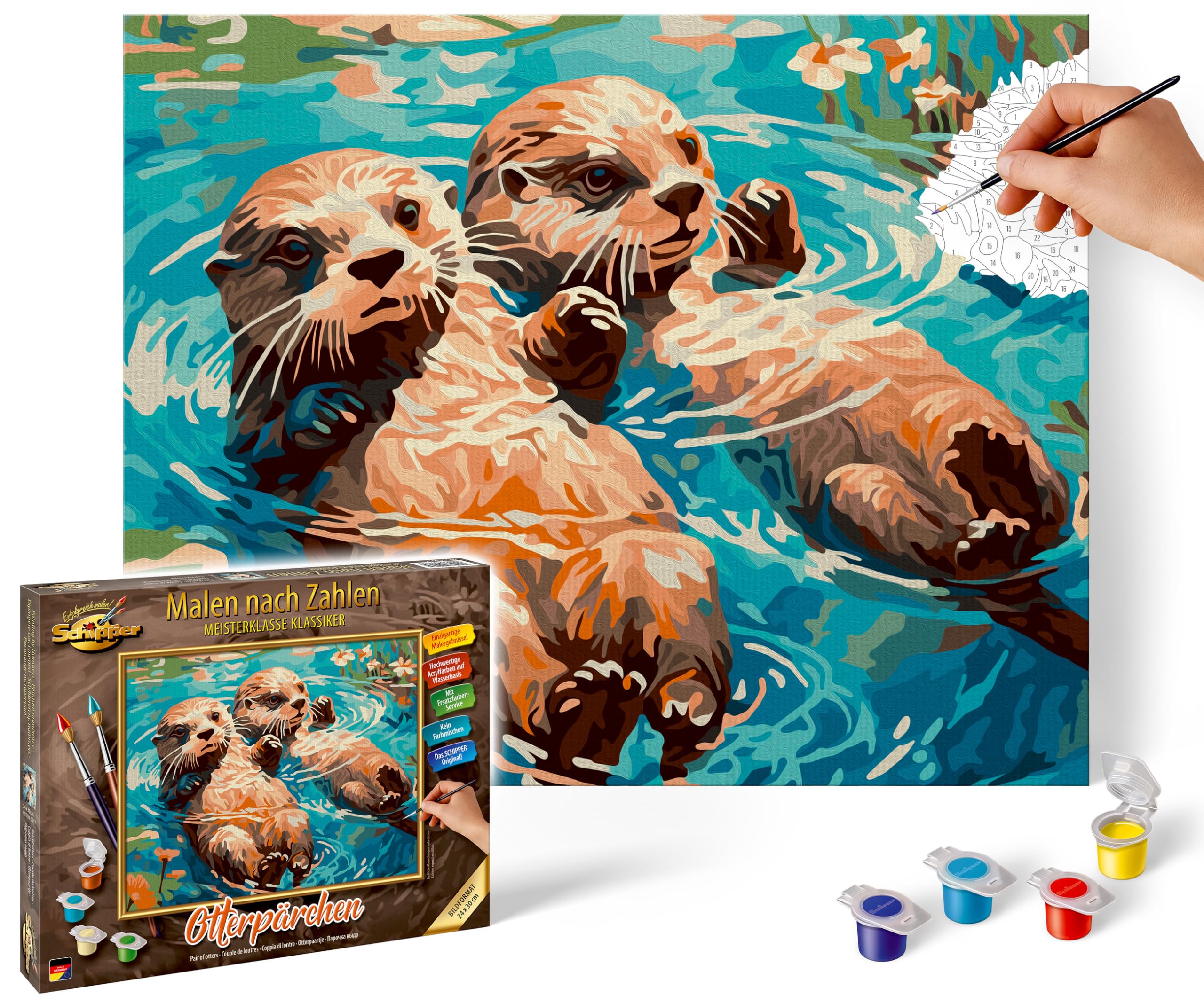 Schipper Mnz Otterpärchen Liebevolle Tiermotive Zum Selbermalen 609240917 Schipper, Mnz, Otterpärchen, Liebevolle, Tiermotive, Zum, Selbermalen, 609240917, Pinsel, Gerät, Werkzeug
