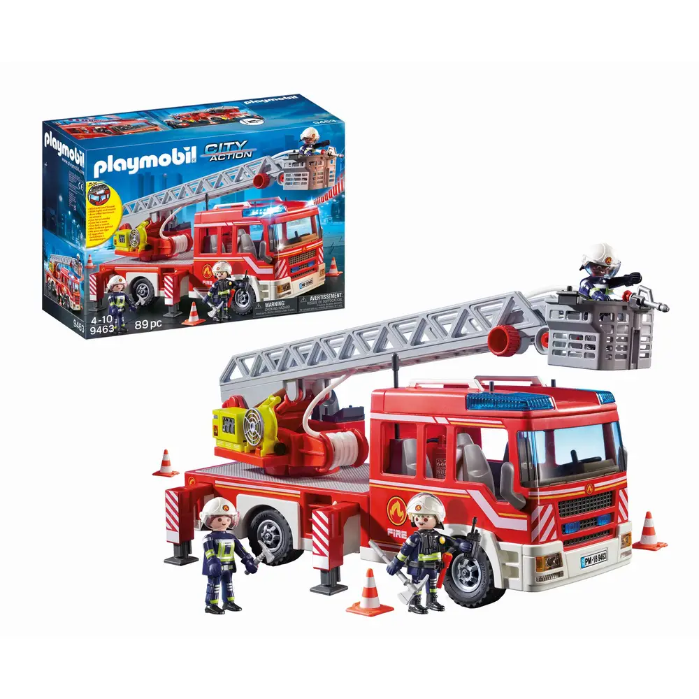 PLAYMOBIL 9463 Feuerwehr-Leiterfahrzeug