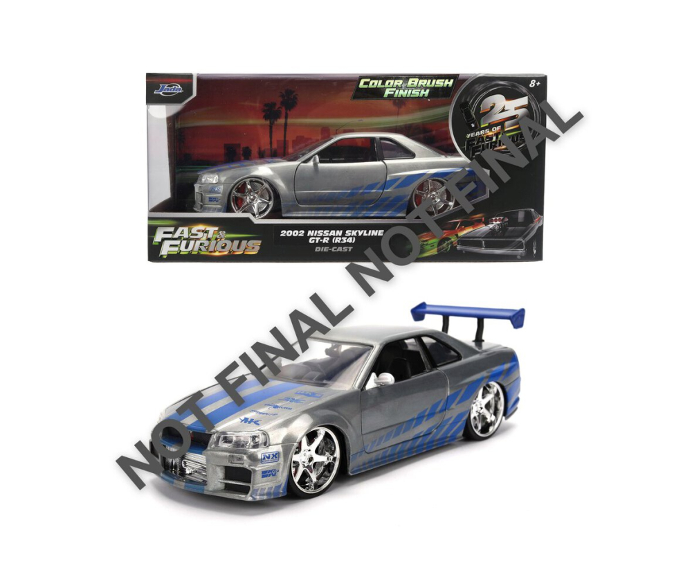 Jada Fast & Furious Anniv.Nissan Skyline 1:24