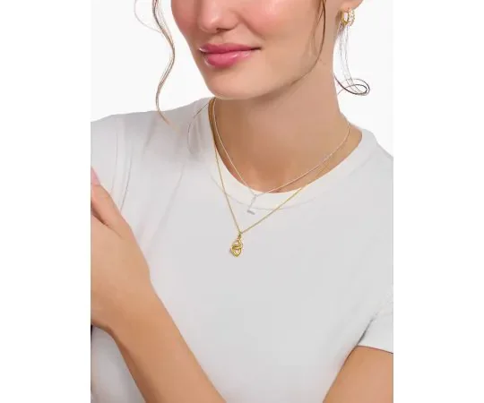 Thomas Sabo Kette Mit Anhänger Verschl. Herzen Länge 45 Cm Gold KE2267-414-14-L45V Thomas Sabo Kette Mit Anhänger Verschl. Herzen Länge 45 Cm Gold KE2267-414-14-L45V