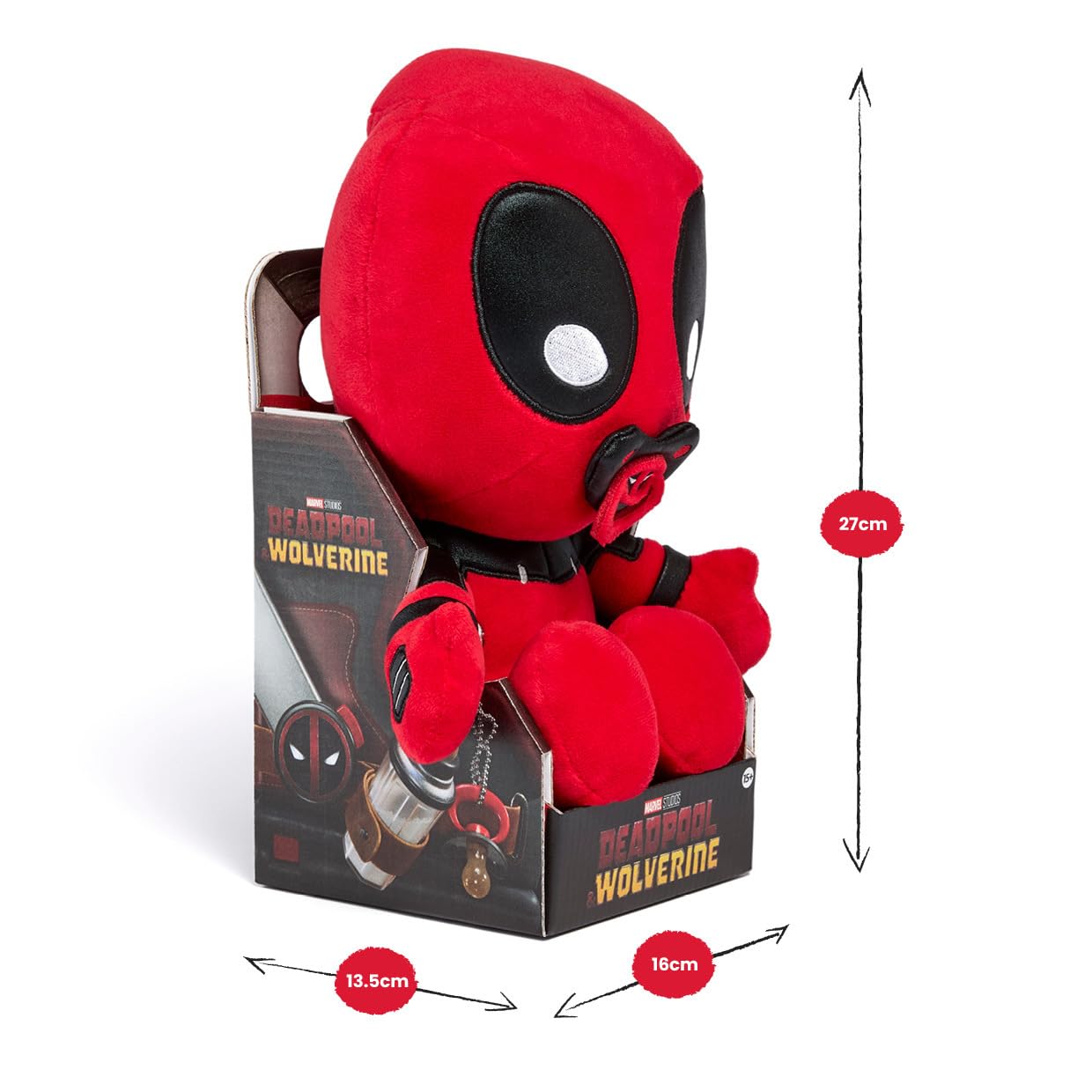 MARVEL Babypool Deadpool 25 cm 6315870455 Plüsch, Spielzeug