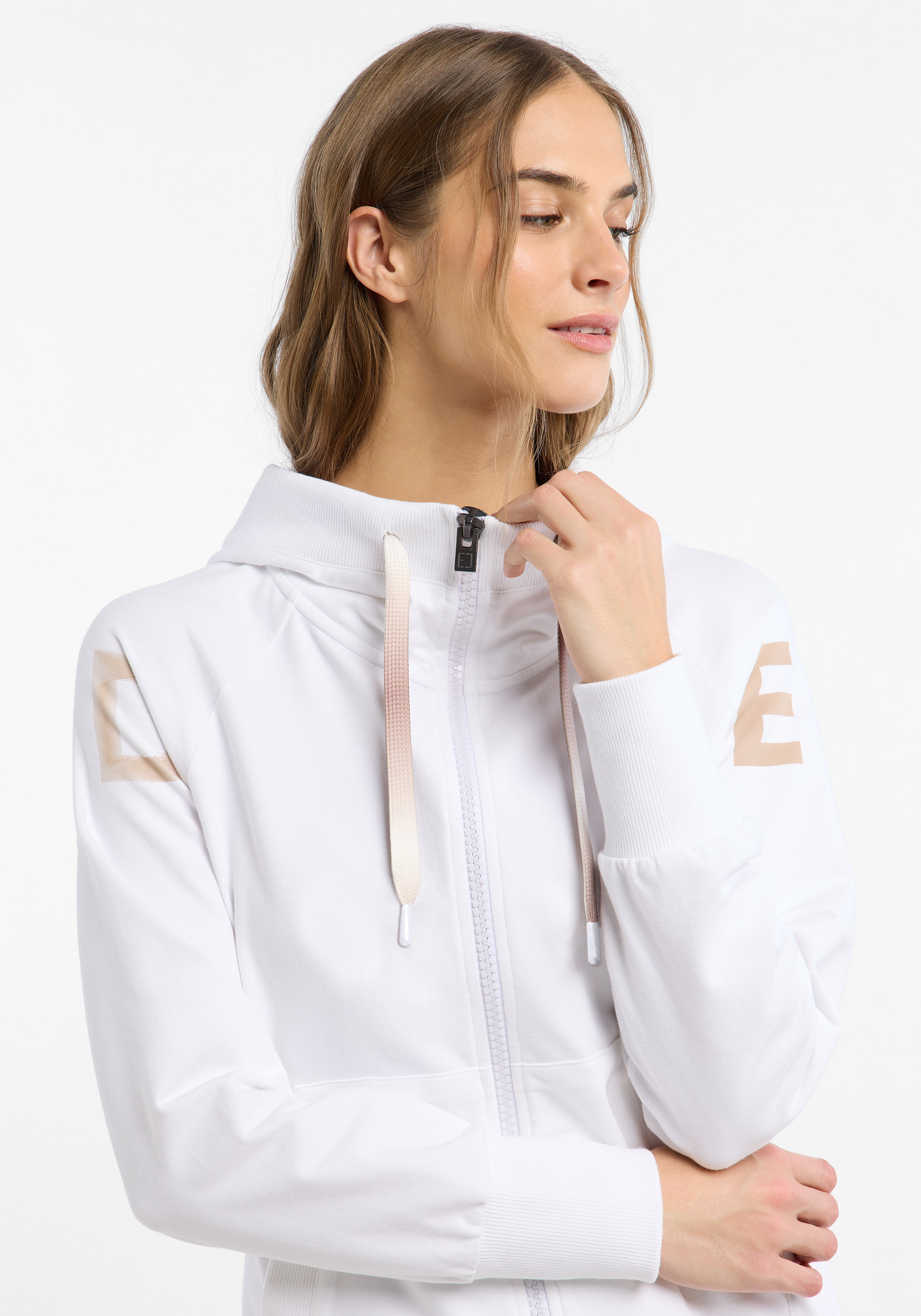 ELBSAND SWEATJACKE, KALA, WEIß von Elbsand bei Conquest. Artikel ELB 70909/111016.