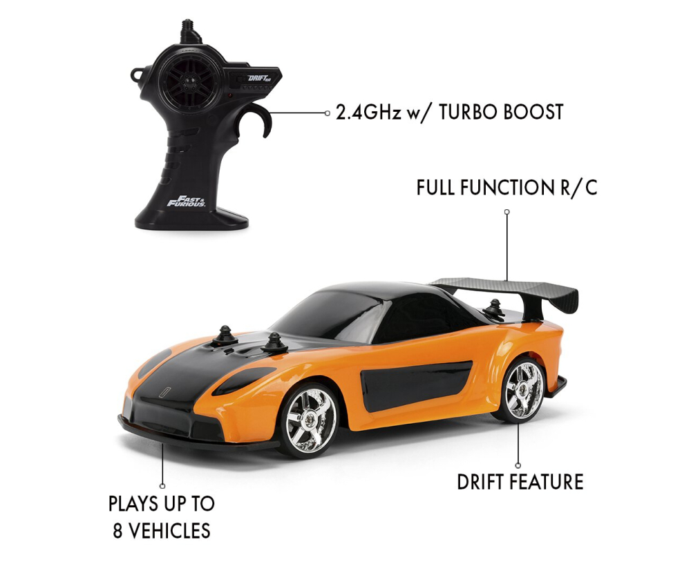 Jada RC Fast & Furious Drift Mazda RX-7 1:24