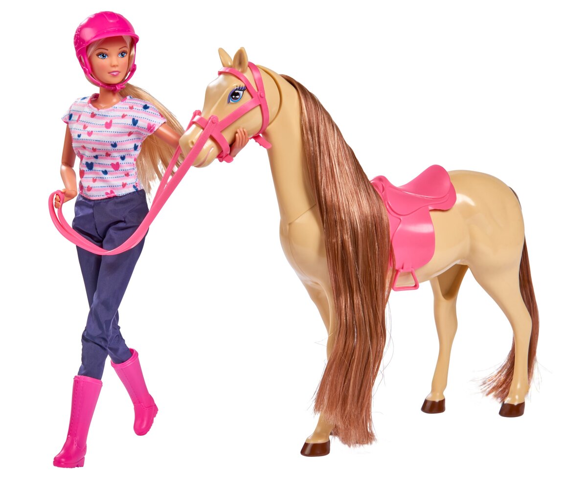 Steffi LOVE Riding Tour 105730939 Figur, Person, Pferd, Schuh, Gesicht