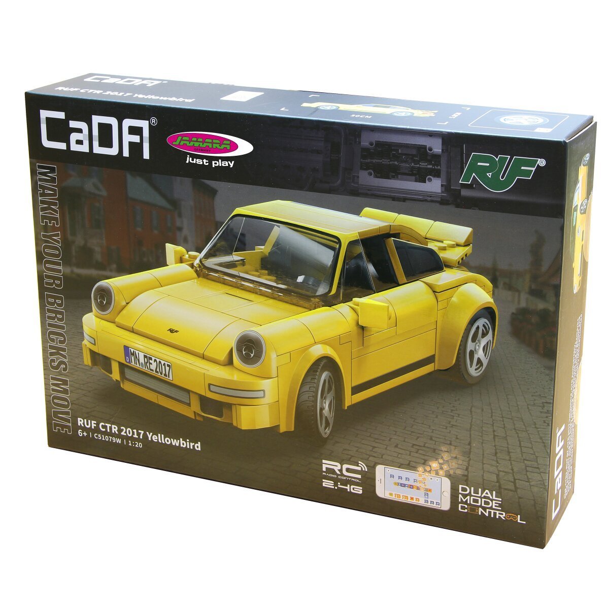 JAMARA CaDA RUF CTR 2017 Yellowbird 1:20 gelb 2,4GHz Bricks ab 6 Jahren JAMARA CaDA RUF CTR 2017 Yellowbird 1:20 gelb 2,4GHz Bricks ab 6 Jahren