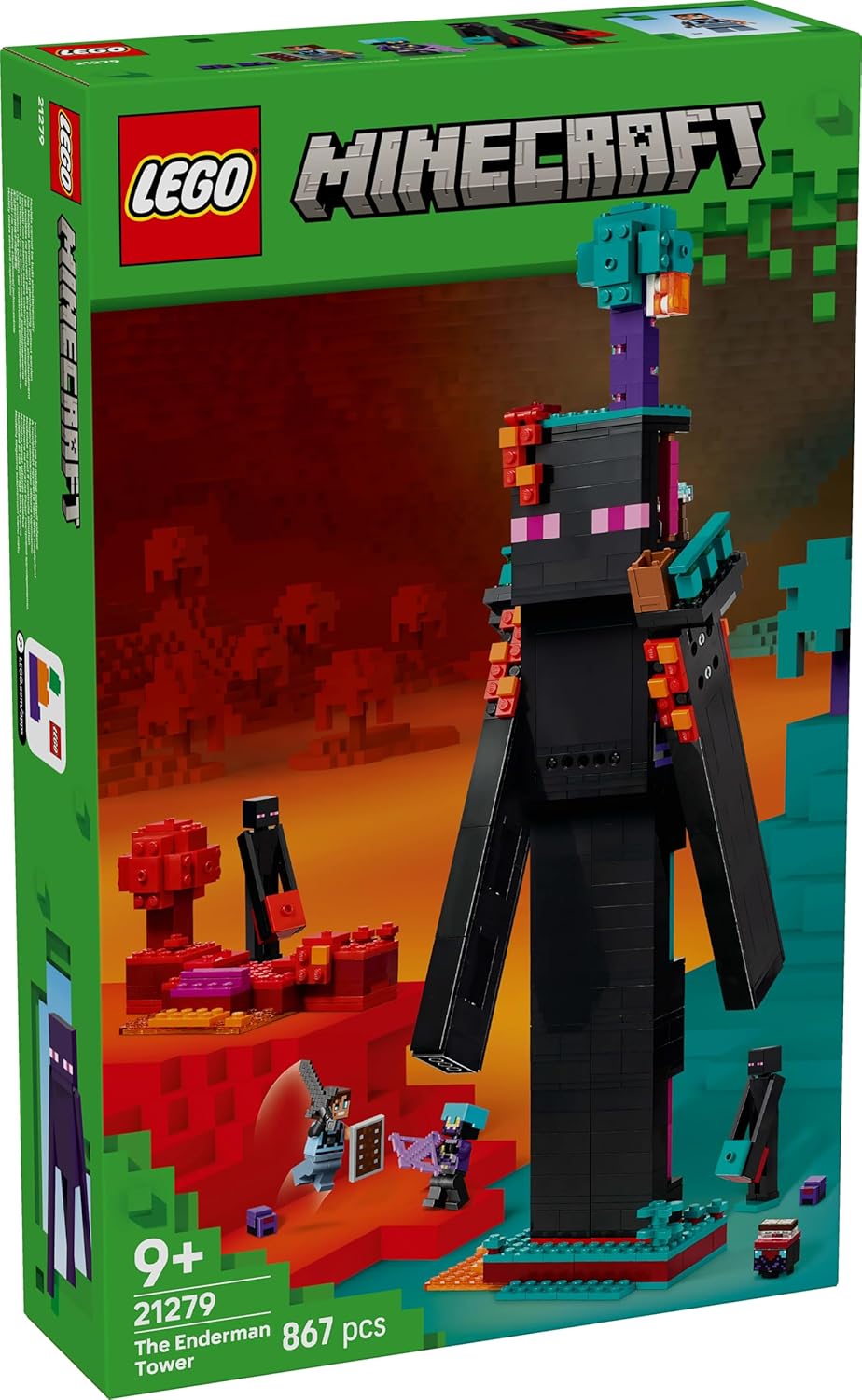 LEGO® Minecraft™ 21279 Der Enderman Turm Spielzeug