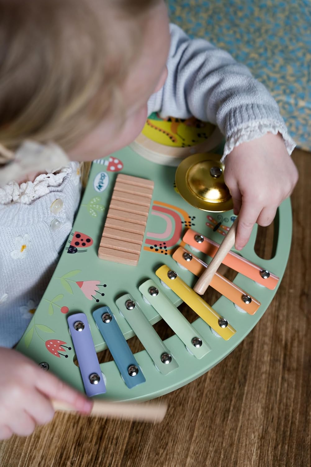 Dantoy 4776 Musikstation - Holzspielset in Geschenkbox, 3-teilig Dantoy 4776 Musikstation - Holzspielset in Geschenkbox, 3-teilig