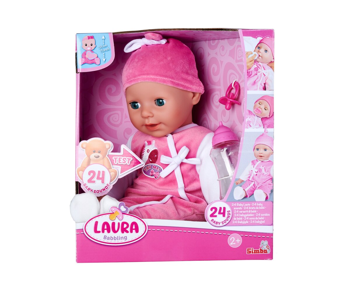 Simba Laura Babysprache 105140489 Puppe, Spielzeug, Baby, Person, Gesicht