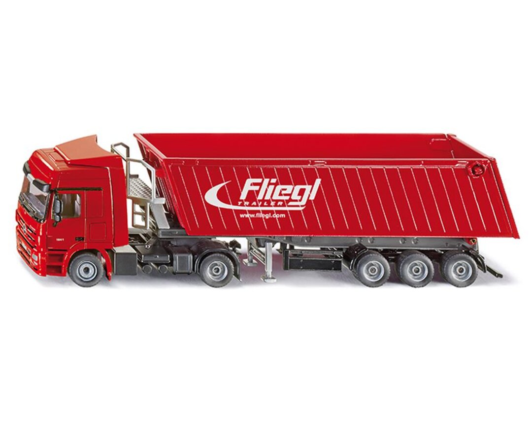 Siku Lkw Mit Muldenkipper Siku, Lkw, Mit, Muldenkipper, Anhänger-LKW, Lastwagen, Fahrzeug, Maschine, Rad