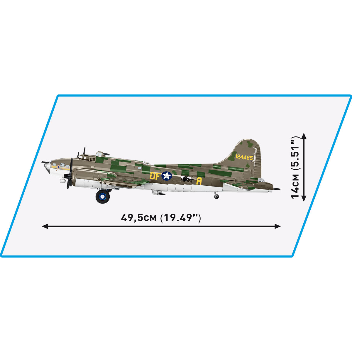 COBI 5749 - BOEING B-17F FLYING Fortress Memphis - Bild 8