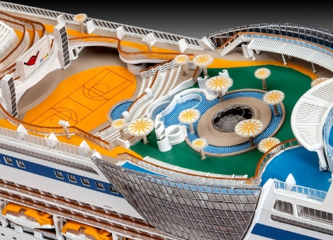 Revell 05230 Kreuzfahrtschiff AIDA Blu / Sol / Mar / Stella Modellbausatz Boot, Transport, Fahrzeug