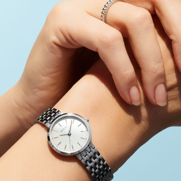 Bering 19126-700 Damenuhr, Edelstahl, Silber