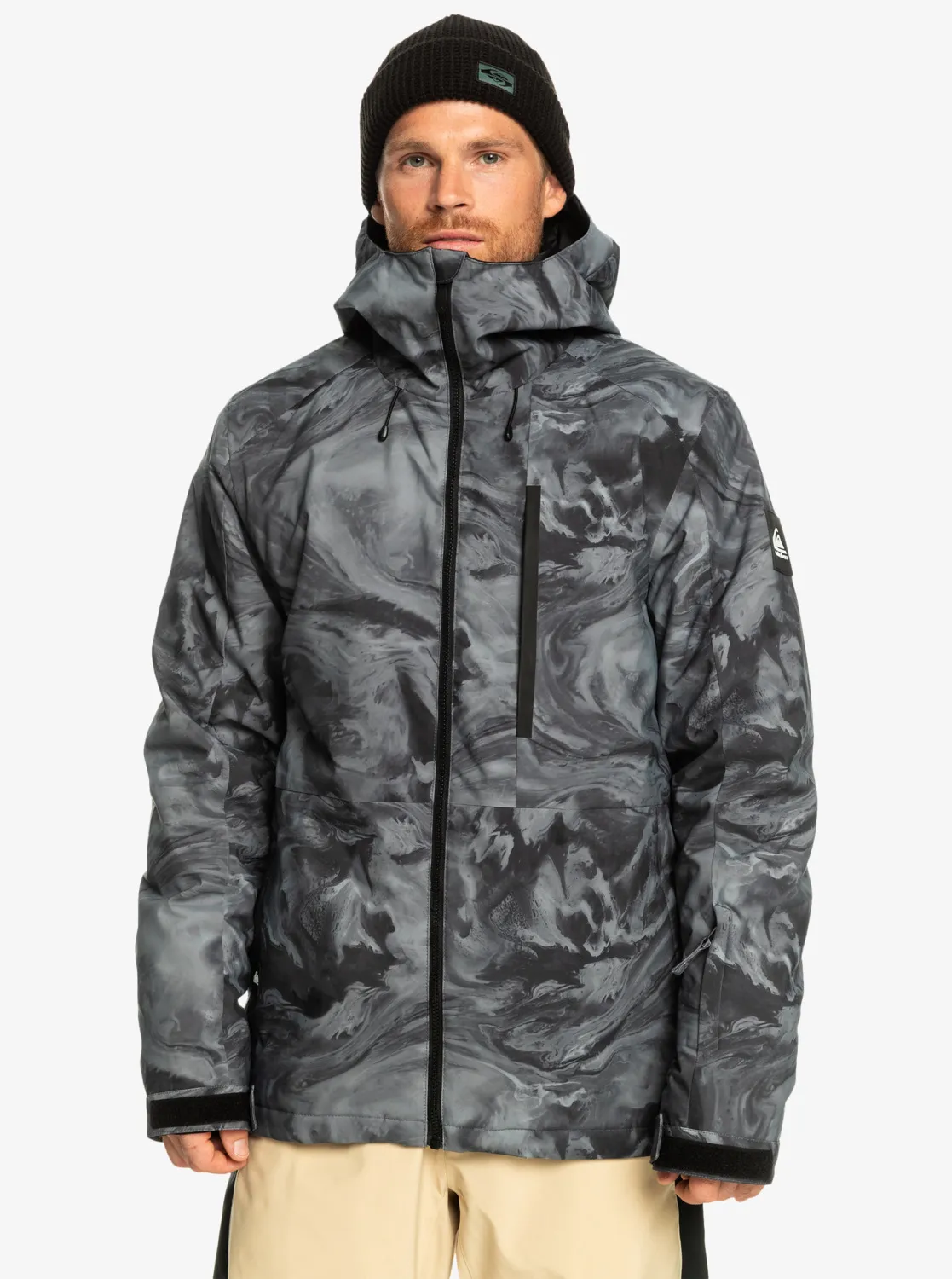 Quiksilver, Mission, Funktionelle, Schneejacke, für, Männer, Metallgrau