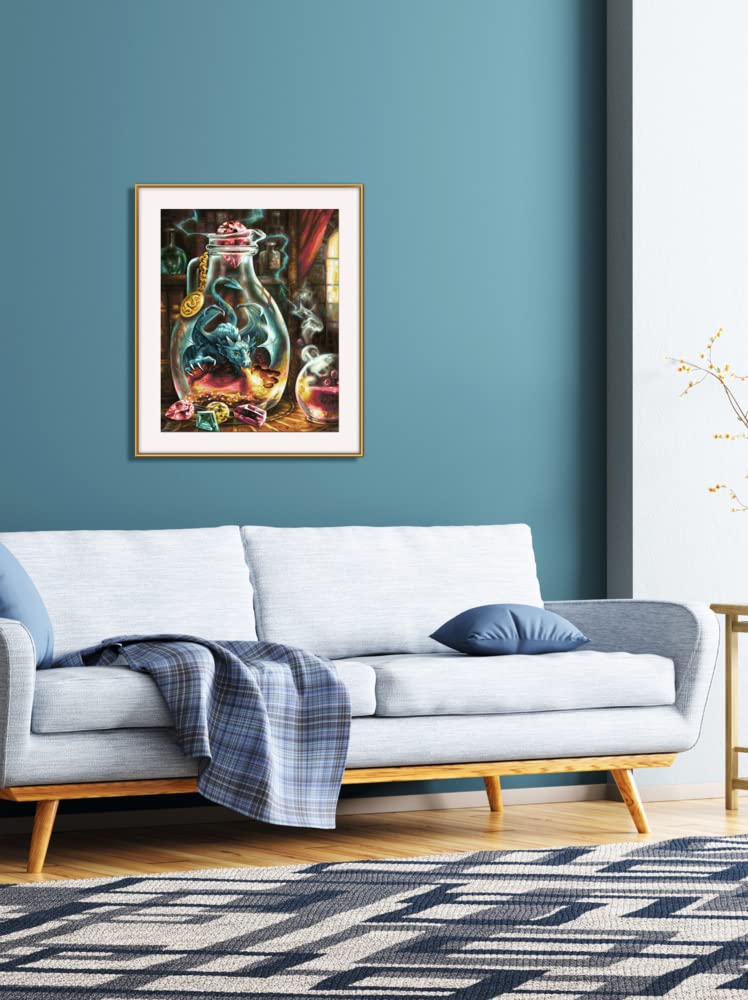 Schipper Mnz - Der Drache - Mystisches Malset Für Fantasy-Fans 609130845 Dekoration für Zuhause, Couch, Mobiliar, Innenarchitektur, Kissen