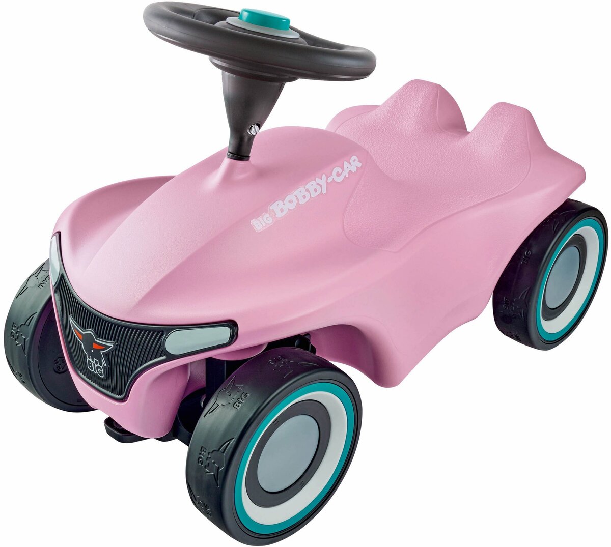 BIG_Rutscherauto_BIG_Bobby-Car-Neo_Rosé,_Made_in_Germany_(BIG_800056246)_Sitz_von_1-5_Jahren, Gras, Pflanze