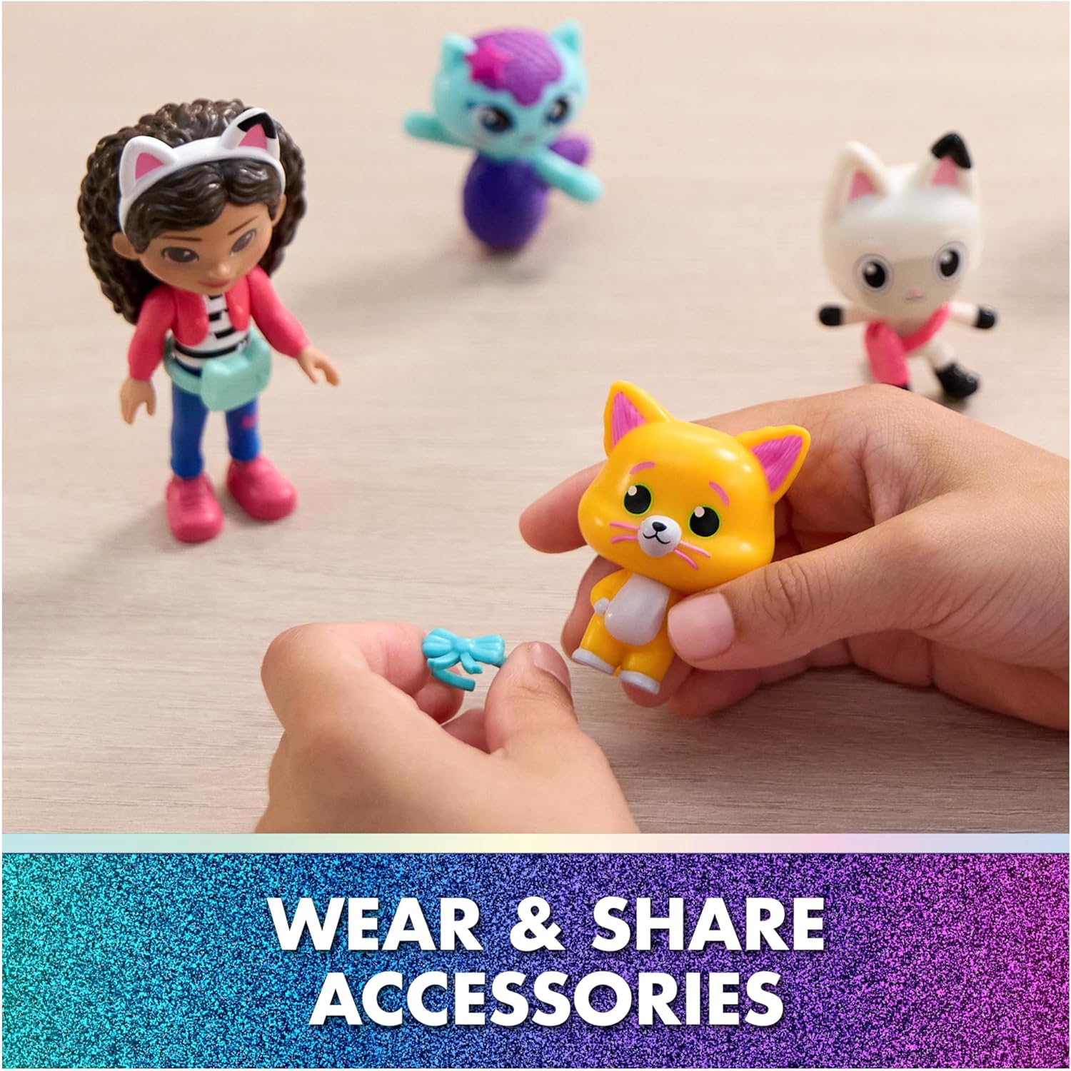 Gabby’s Dollhouse Figuren-Geschenkset mit Charakteren aus dem Film Gabby’s Dollhouse Movie Figures Giftset Spielzeugfiguren-Set mit Gabby und Freunden aus der TV-Serie