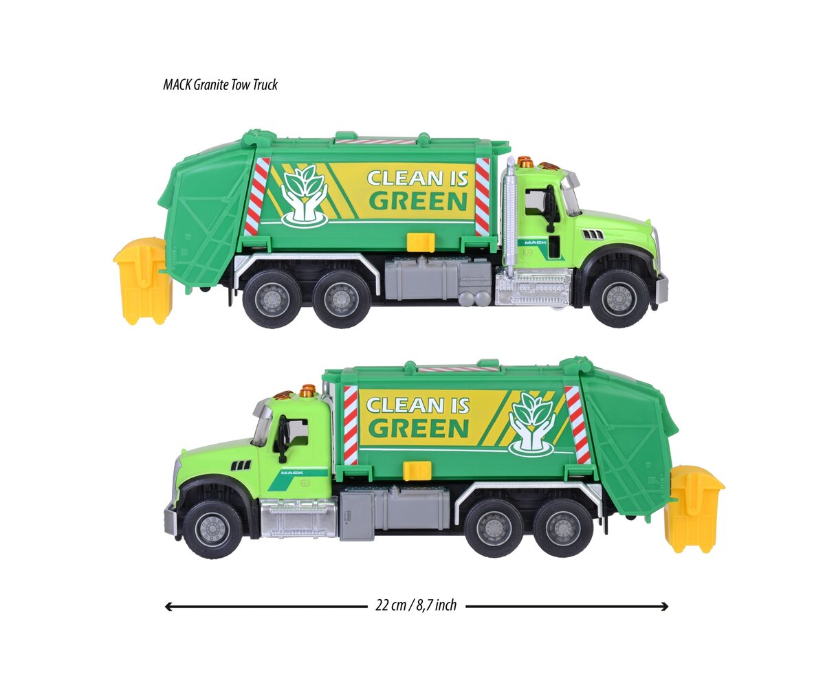 Majorette Mack Granite Garbage Truck (213743007) Maschine, Rad, Spielzeug