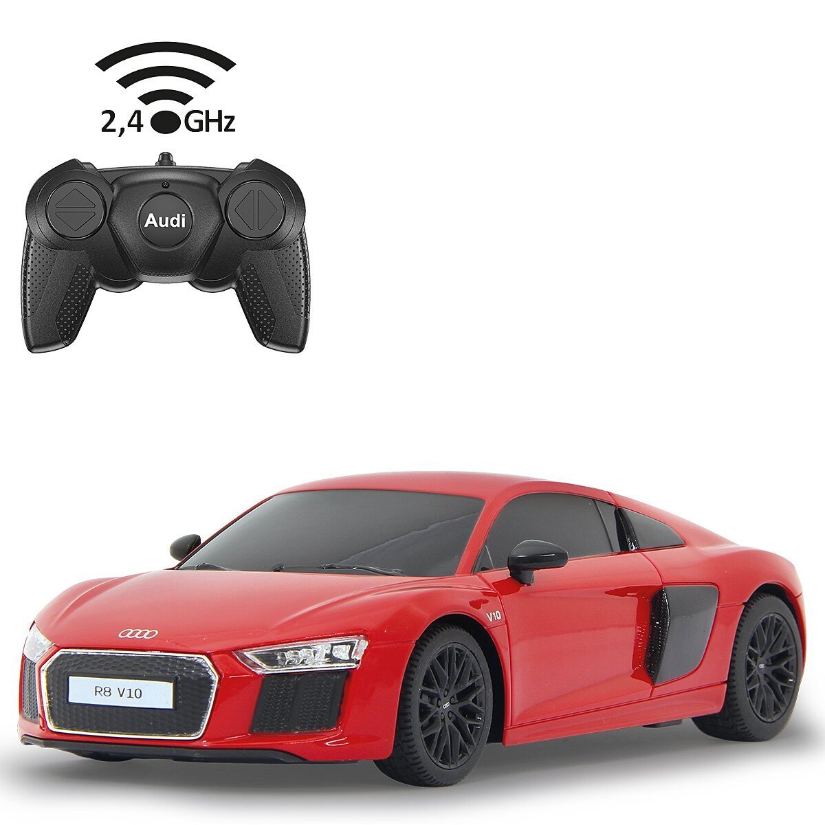 JAMARA Audi R8 2015 1:24 rot 2,4 GHz ab 6 Jahren