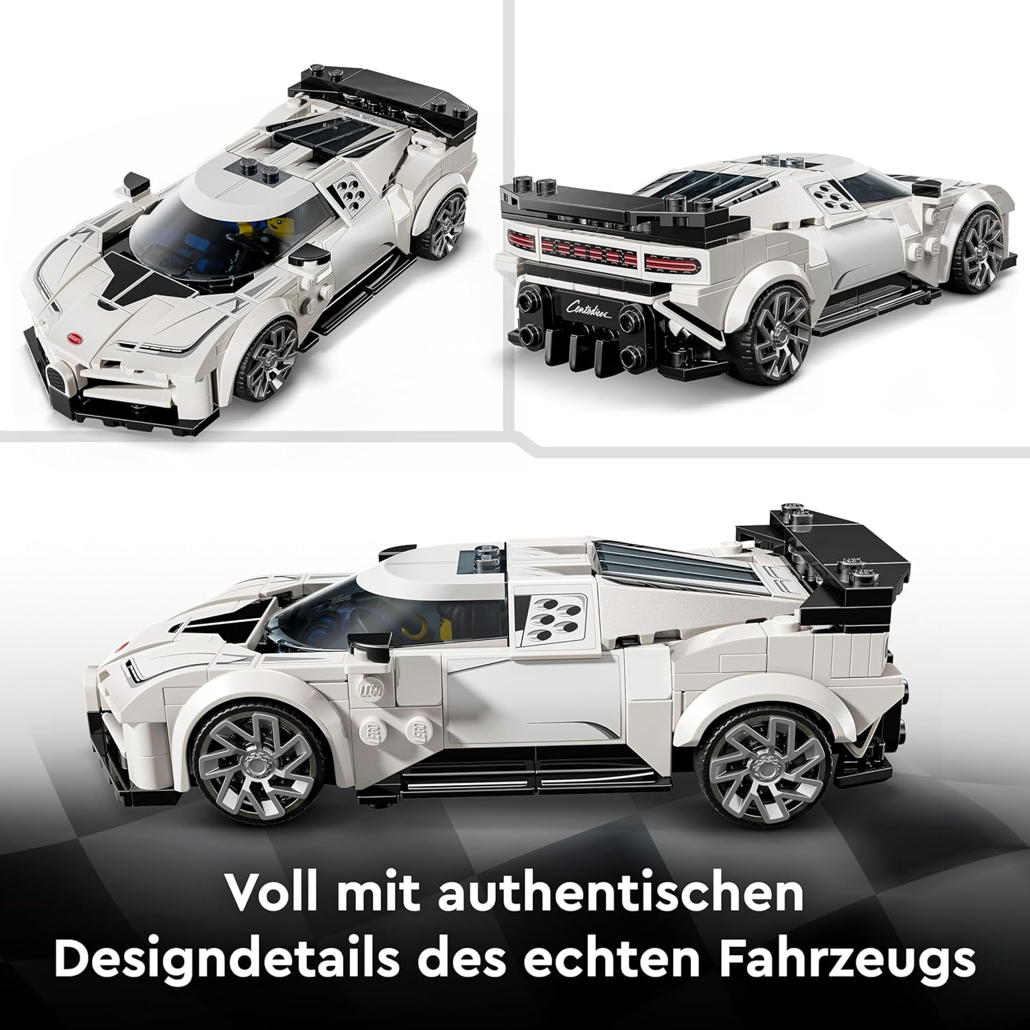 LEGO Speed Champions 76919 McLaren Formel-1-Rennwagen in Schwarz und Papaya-Orange mit Rennfahrer-Minifigur