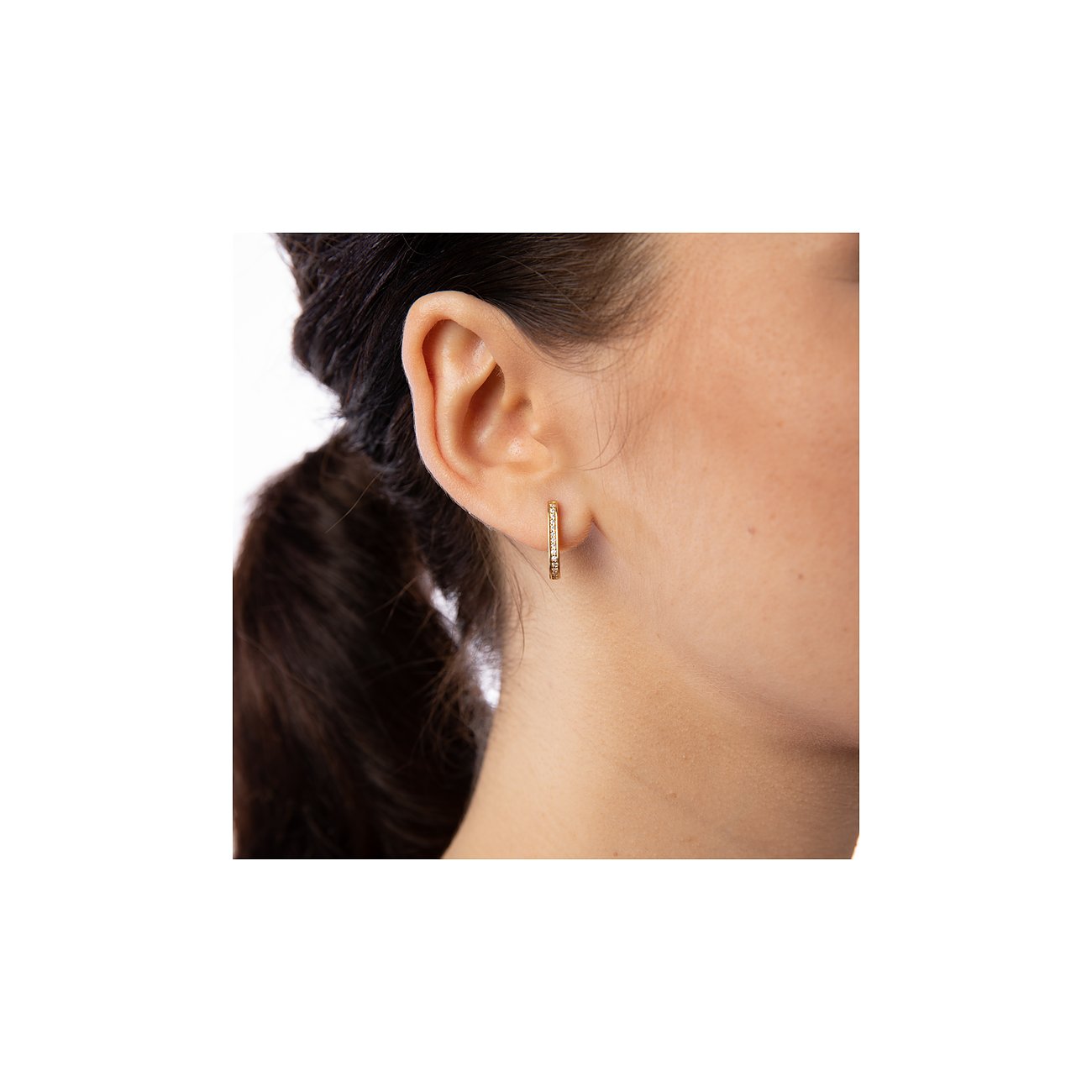 JETTE S.88160916 CREOLEN, GOLD MIT STEINEN