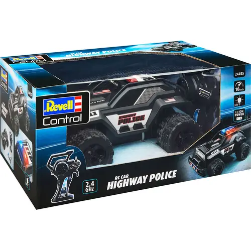 Carrera RC Car Highway Police, Revell Control Ferngesteuertes Polizeiauto Carrera RC Car Highway Police, Revell Control Ferngesteuertes Polizeiauto