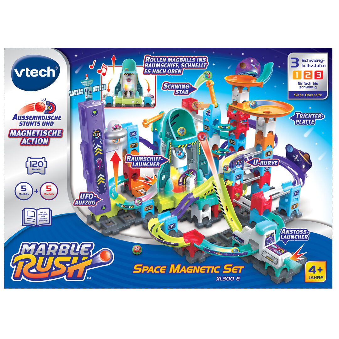 VTech Marble Rush Space Magnetic Set XL300 E 80-559804 VTech, Marble, Rush, Space, Magnetic, Set, XL300, E, 80-559804