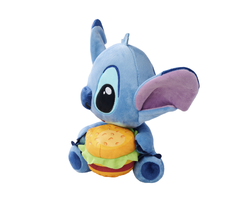 Disney Stitch mit Burger, 25cm