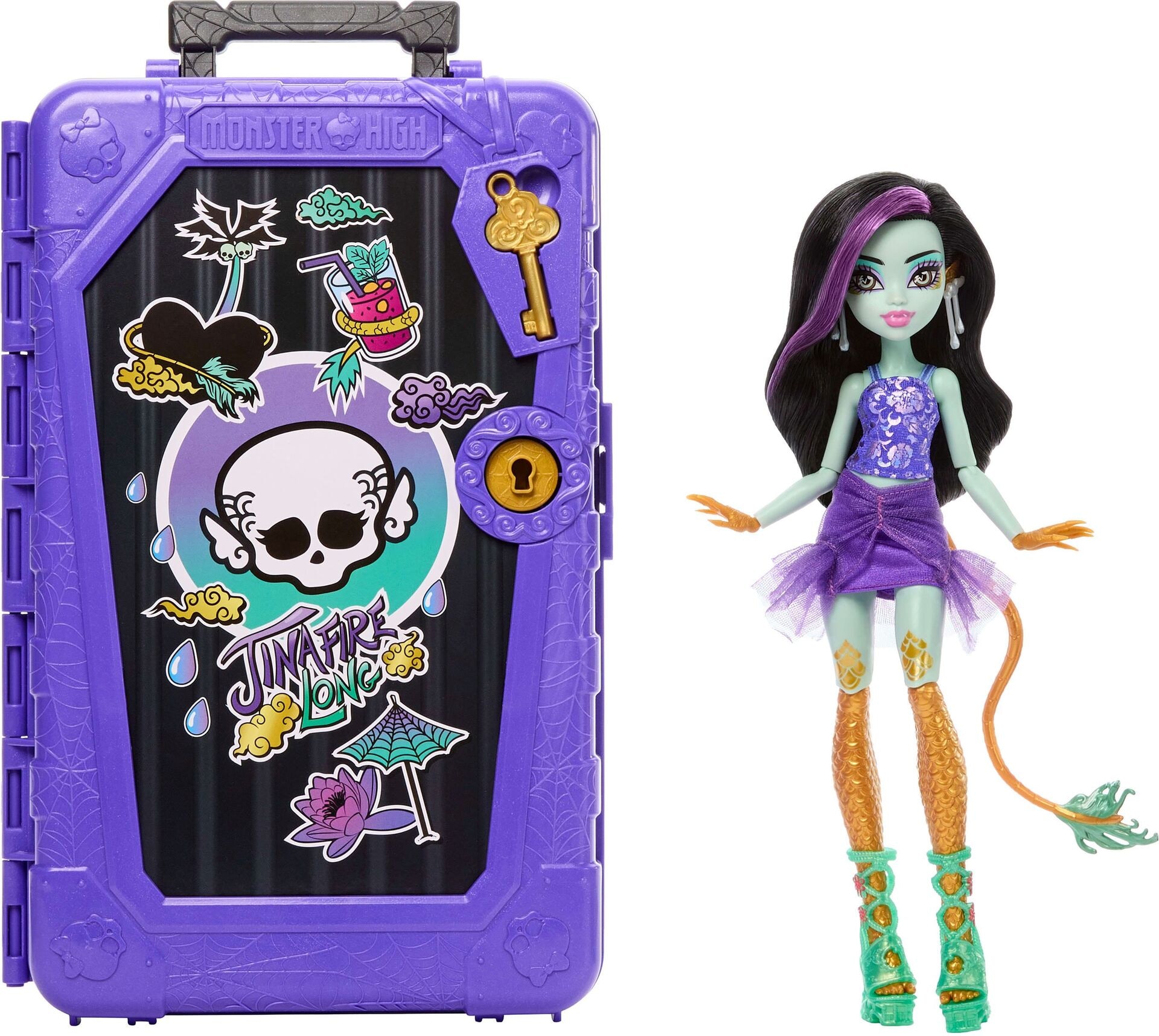Monster High Verborgene Schätze Oase Jinafire - Mattel - MATTEL JDR52 Produktfoto - Mattel - Monster High Verborgene Schätze Oase Jinafire - Modell MATTEL JDR52