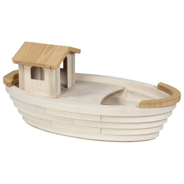 goki Holzstelzen Kleine Arche Noah - kompaktes Holzschiff mit abnehmbarem Deck & Kajüte goki Holzstelzen Kleine Arche Noah - kompaktes Holzschiff mit abnehmbarem Deck & Kajüte