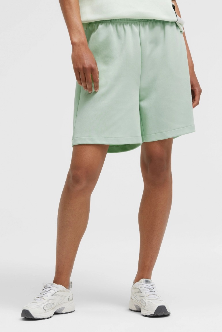 SENSES Sweatshorts PAL:MAS aus Interlock pastel lime SENSES Sweatshorts PAL:MAS aus Interlock pastel lime