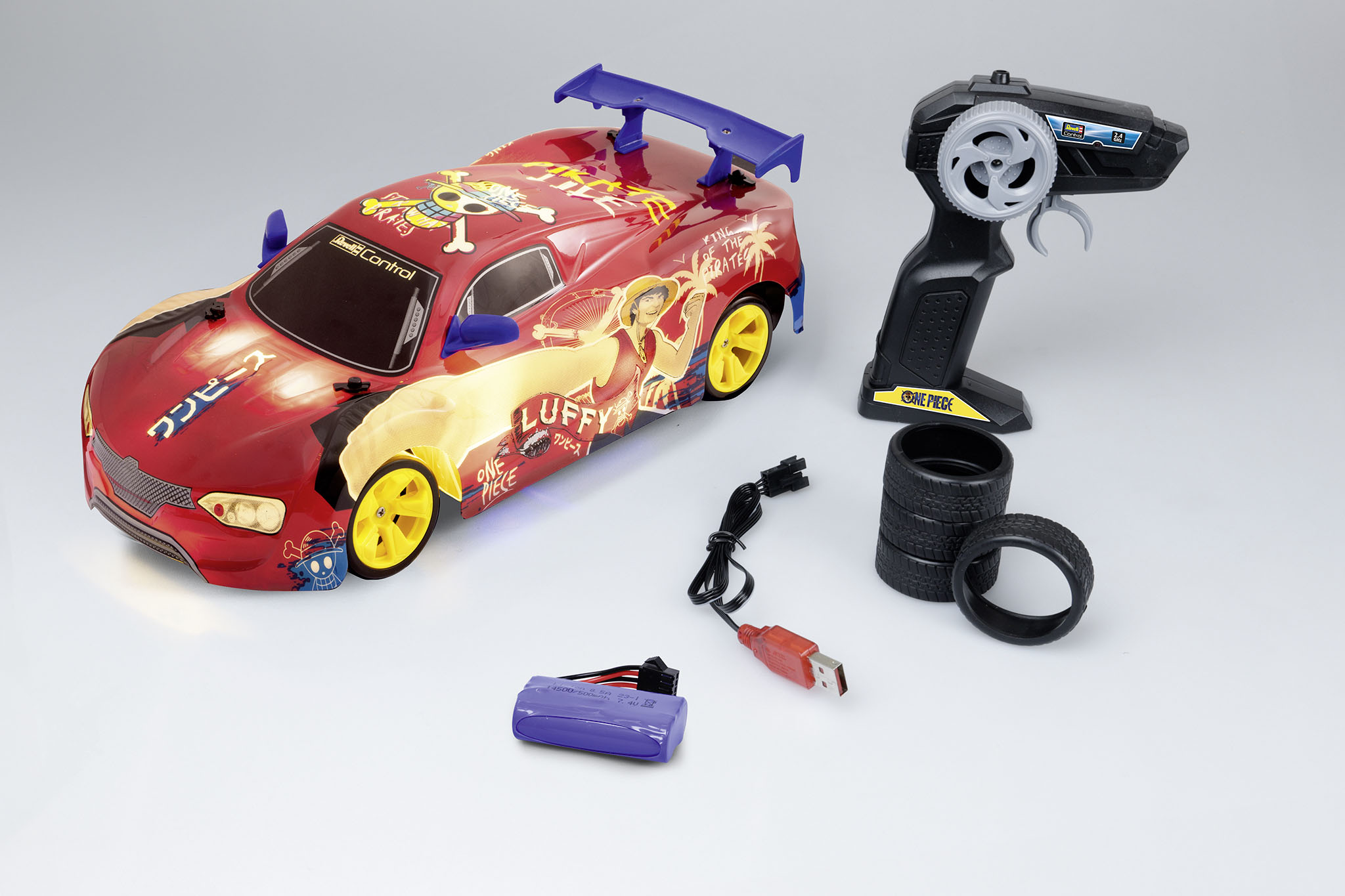 Revell 24693 One Piece RC Drift Car. ferngesteuert Leichtmetallfelge, Auto, Fahrzeug, Rad, Klebeband