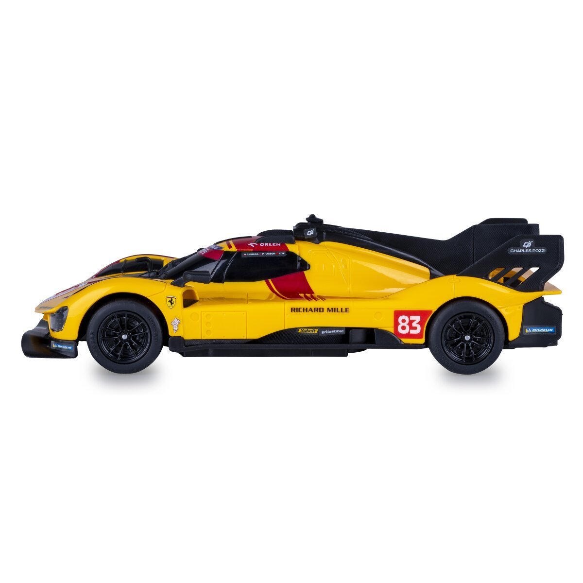 JAMARA Ferrari 499P-N83 1:24 gelb 2,4GHz ab 6 Jahren