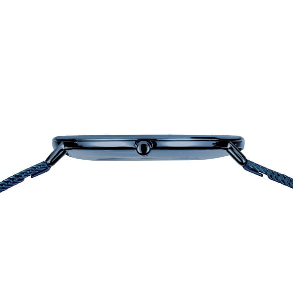 Bering 15729-397 Damenuhr, Milanaise, Dunkelblau