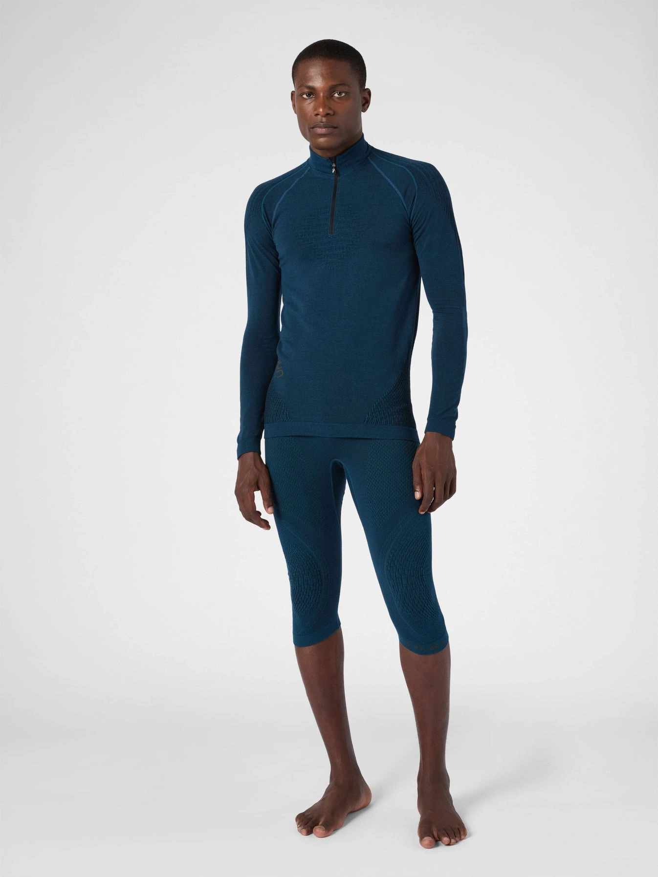 UYN Herren Evolutyon Biotech UW Shirt LG_SL Zip Up U100500K662 - Blau Poseidon GR. L/XL UYN Herren Evolutyon Biotech UW Shirt LG_SL Zip Up U100500K662 - Blau Poseidon GR. L/XL