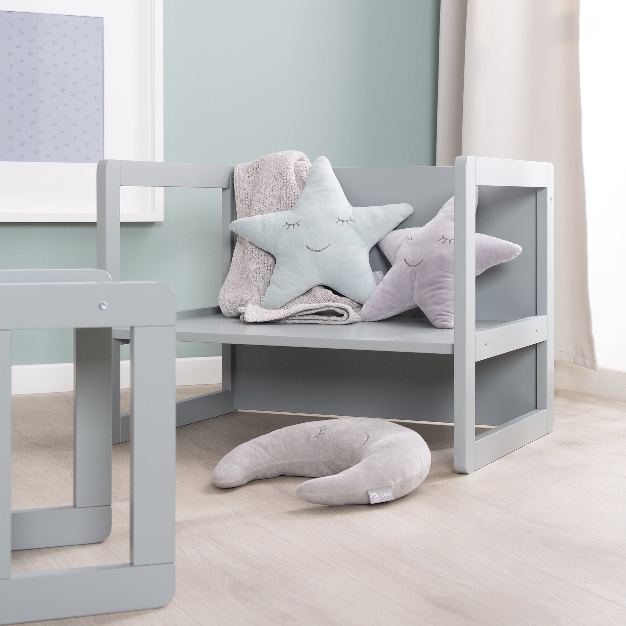 Roba 450004GA Kindersitzgruppe 3in1 grau – Spielmöbel - Bild 17 Roba 450004GA Kindersitzgruppe 3in1 grau – Spielmöbel - Produktbild 17