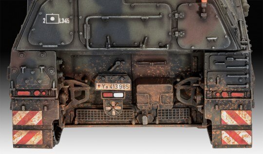 Revell 3279 Panzerhaubitze 2000 Revell Modellbausatz Planierraupe, Maschine