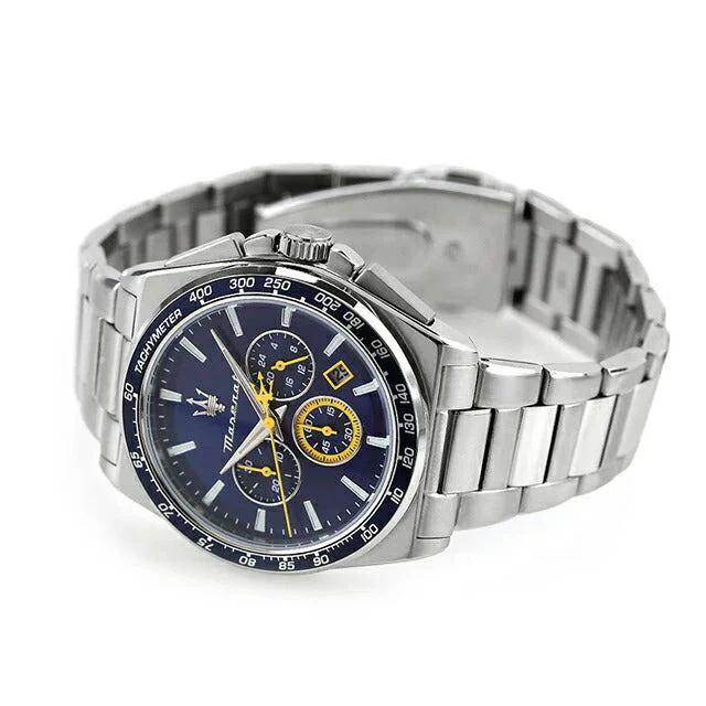 Maserati Velocità Herrenuhr Chronograph 43mm Silber Maserati Velocità Herrenuhr Chronograph 43mm Silber