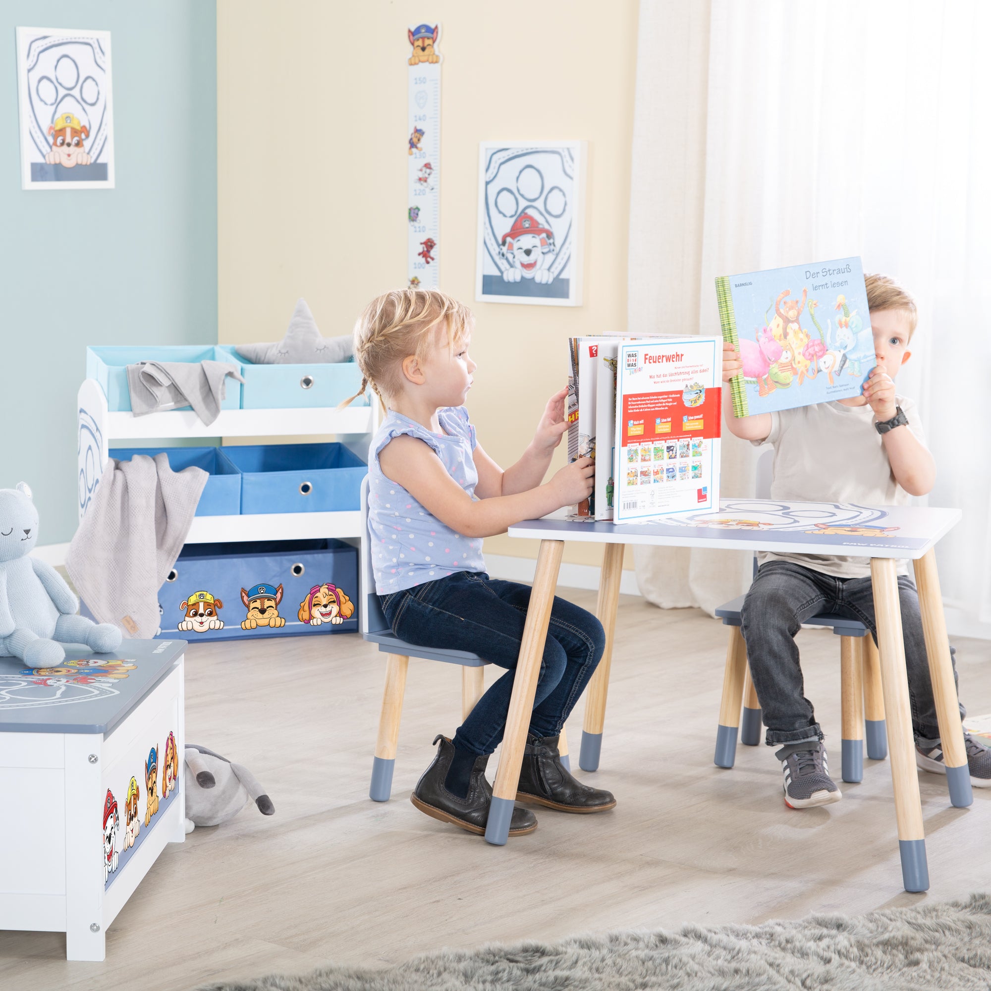 Roba 450019PW1 Kindersitzgruppe Paw Patrol grau-weiß – Spielmöbel - Bild 2 Roba 450019PW1 Kindersitzgruppe Paw Patrol grau-weiß – Spielmöbel - Produktbild 2